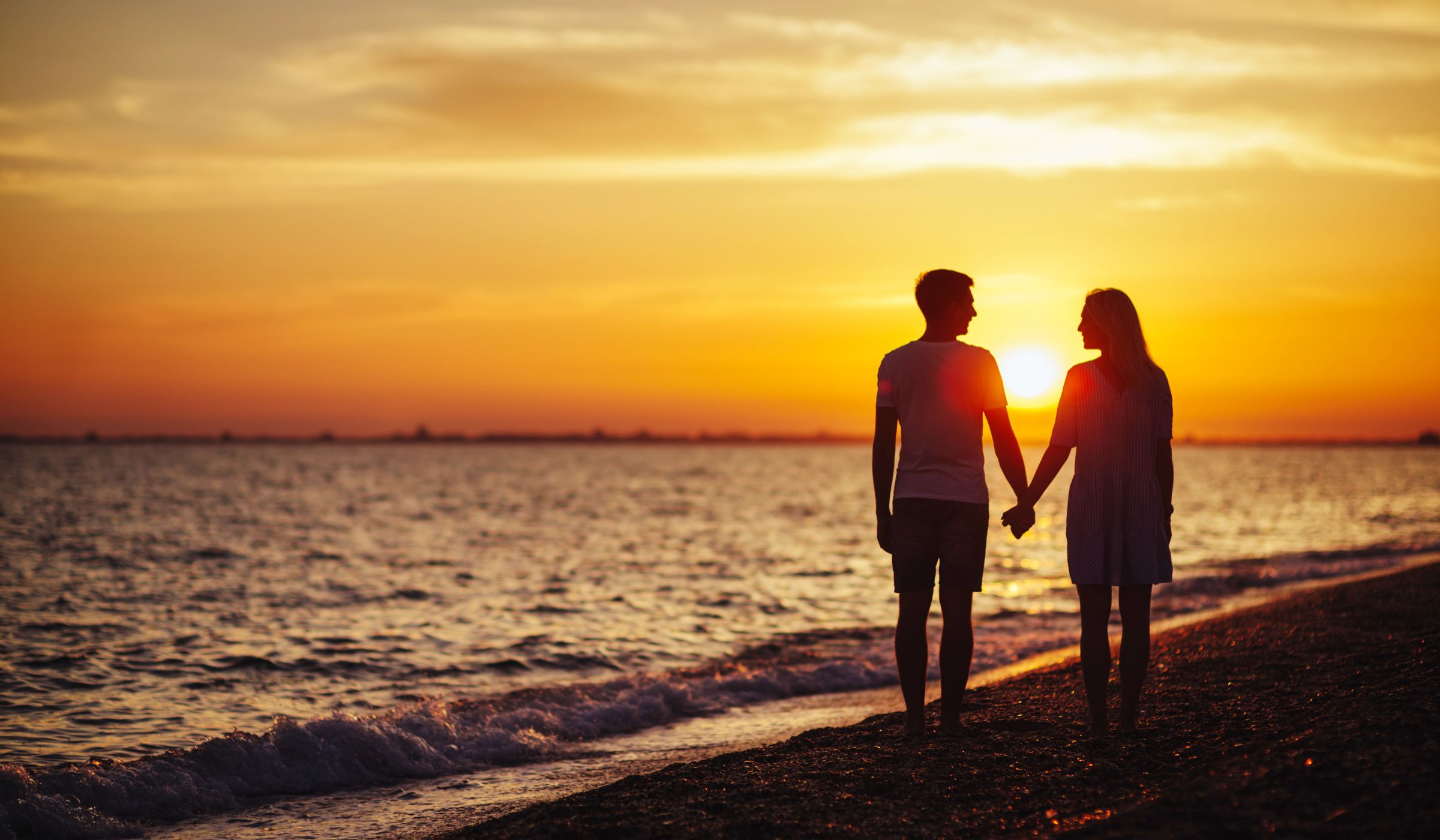 Happy couple in love