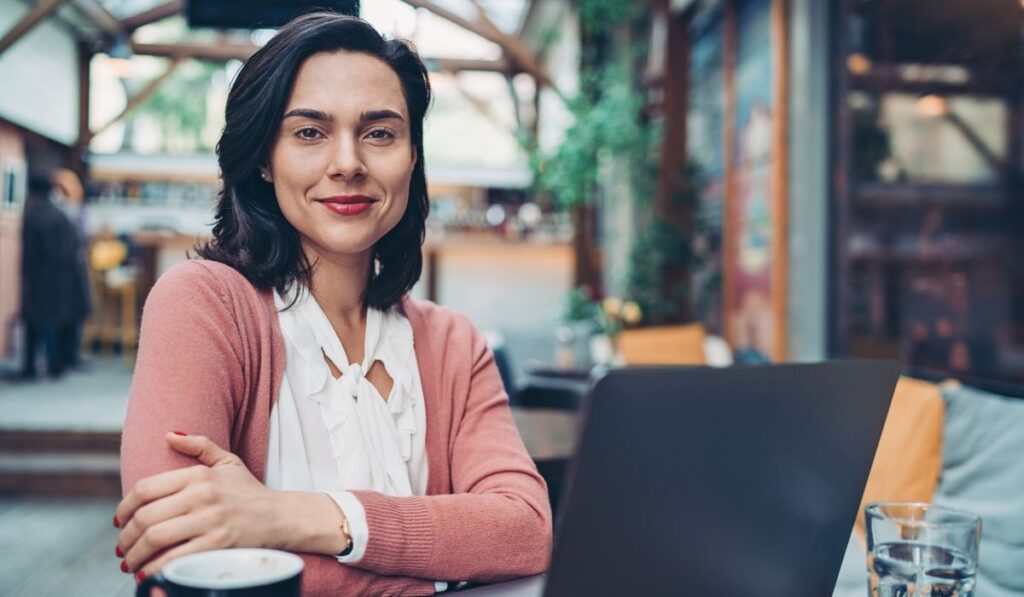 Woman entrepreneur with entrepreneurial mindset