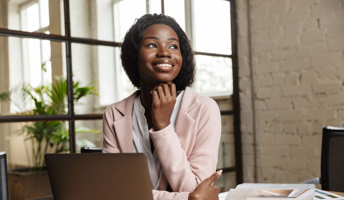 Woman with infinite opportunities