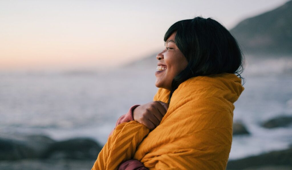 Woman with spiritual wealth.